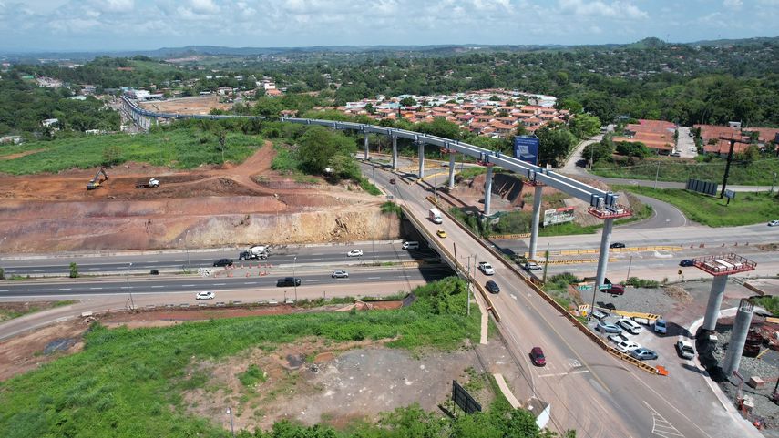 Línea 3 del Metro de Panamá con 39 de avance general