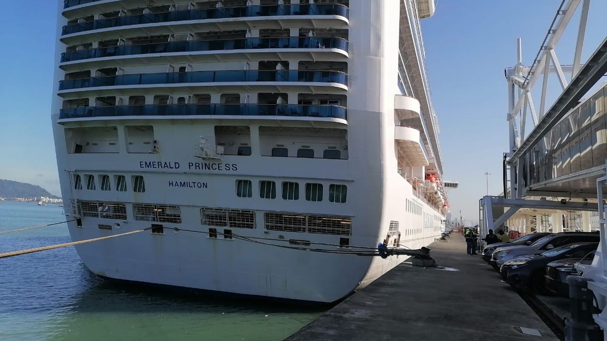 Terminal de Cruceros de Panamá recibe al Emerald Princess