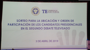La CCIAP sorteó las posiciones para el último debate presidencial