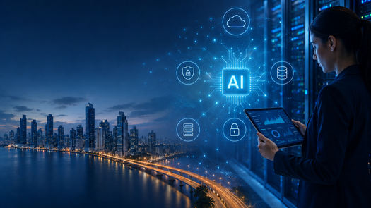 Panamá avanza hacia una economía cada vez más digital, impulsada por la conectividad, la modernización de los servicios y el creciente interés empresarial por la inteligencia artificial (IA). Panamá avanza hacia una economía cada vez más digital, impulsada por la conectividad, la modernización de los servicios y el creciente interés empresarial por la inteligencia artificial (IA).