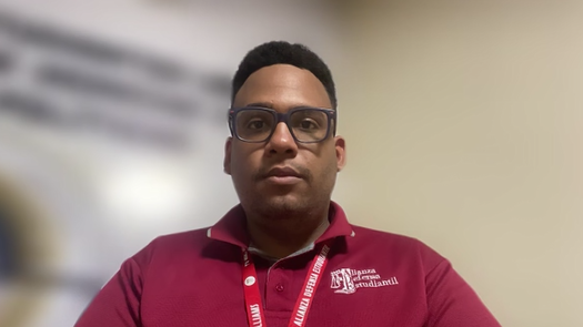 Justin Williams, estudiante de Derecho de la Unachi. Justin Williams, estudiante de Derecho de la Unachi.