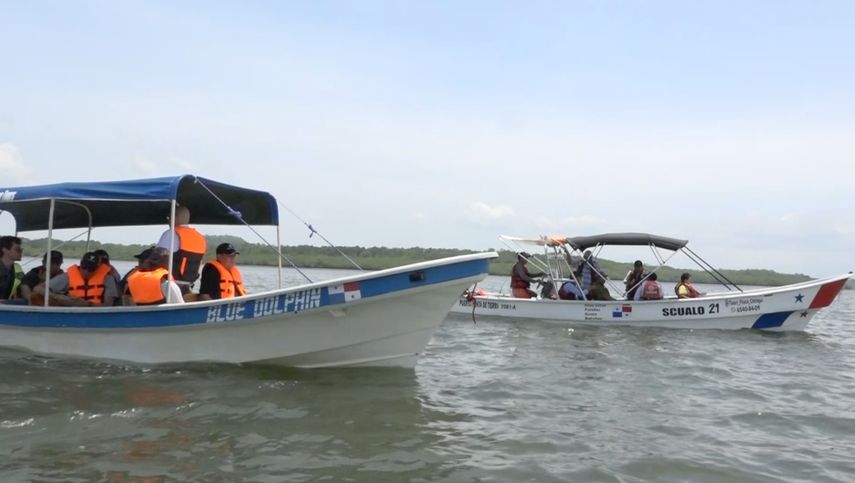 Hacia el Golfo de Chiriquí se llega desde el puerto de Pedregal