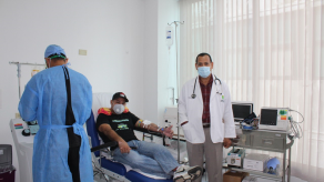 Realizan primera donación de plasma de convaleciente en el Chicho Fábrega