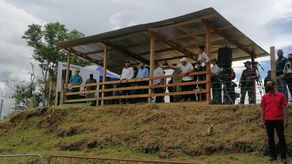 Presidente Cortizo y su homólogo de Costa Rica realizan sobrevuelo en el Tapón de Darién