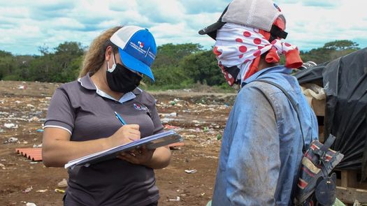 La verificación del MITRADEl se realizó para obtener datos y condiciones de vida de niños y padres de familia que realizan trabajos en el vertedero de David.&nbsp;