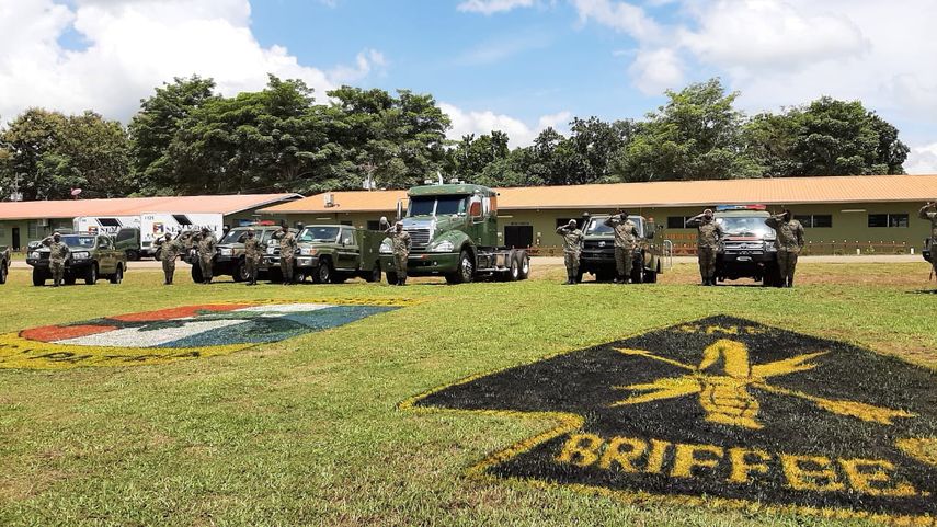 Minseg: 15 vehículos, entre ellos, dos ambulancia que fueron donados por la Embajada de Estados Unidos en Panamá.