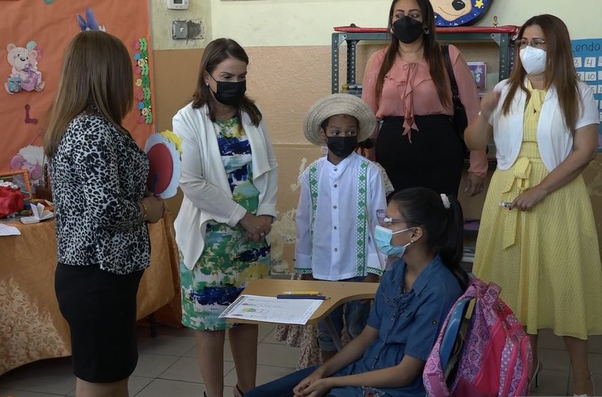 Retorno a clases: verifican proceso en escuela Pedro J. Sosa