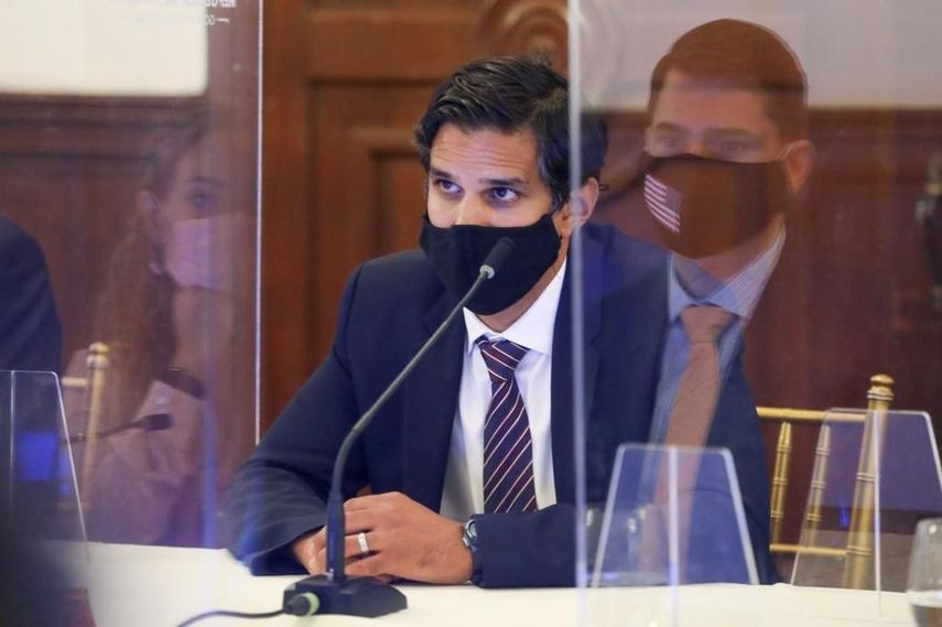 Daleep Singh, asesor adjunto de Seguridad Nacional de EEUU para la Economía Internacional, fue recibido por Cortizo