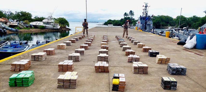 Incautan 1,3 toneladas de droga en una isla de Guna Yala