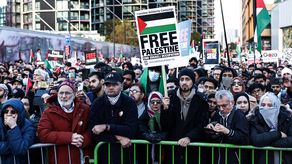 Realizan marcha en apoyo a Palestina en Londres