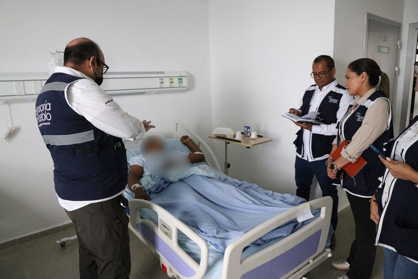 La Defensoría visitó a pacientes hospitalizados tras los enfrentamientos en Bocas del Toro. La Defensoría visitó a pacientes hospitalizados tras los enfrentamientos en Bocas del Toro.
