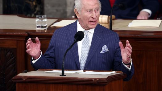 El rey Carlos III ofreció un discurso ante el Congreso de los Estados Unidos. EFE