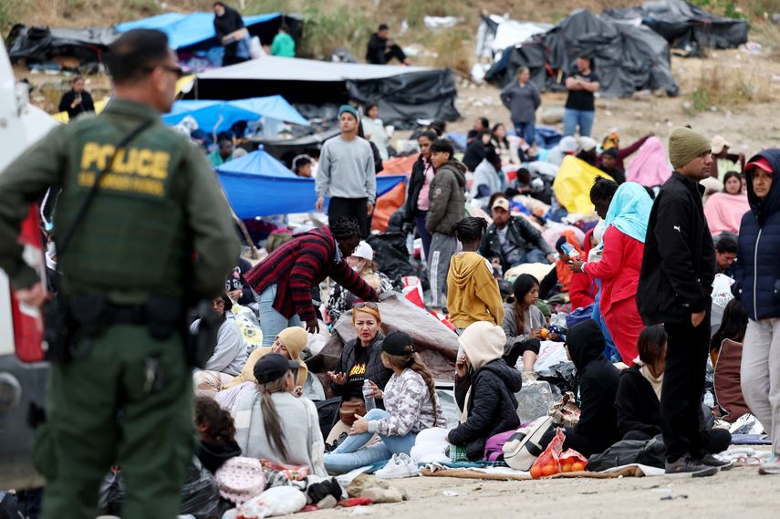 Estados Unidos: Frontera luce tranquila tras fin Título 42