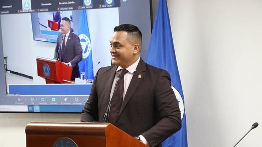 Rubén Darío Campos, dirigente del partido Realizando Metas (RM).