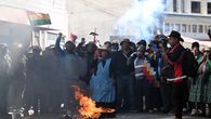 En las últimas dos semanas, los bloqueos de vías en Bolivia, impiden el transporte terrestre. AFP En las últimas dos semanas, los bloqueos de vías en Bolivia, impiden el transporte terrestre. AFP