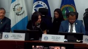 Karla Gutiérrez , presidenta del Parlacen.