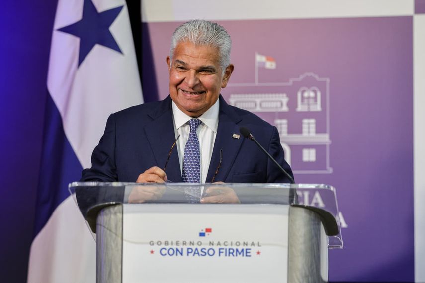 El presidente panameño
