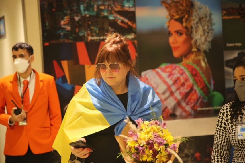 Panamá recibe a primera solicitante refugiada de Ucrania