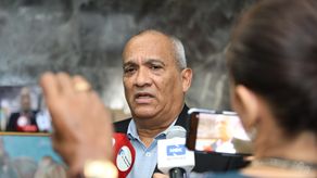 El titular de MiAMBIENTE, Milciades Concepción, hizo la presentación del proyecto de presupuesto.