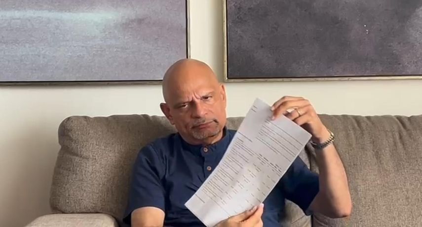 El diputado Ernesto Cedeño presentó la documentación. El diputado Ernesto Cedeño presentó la documentación.