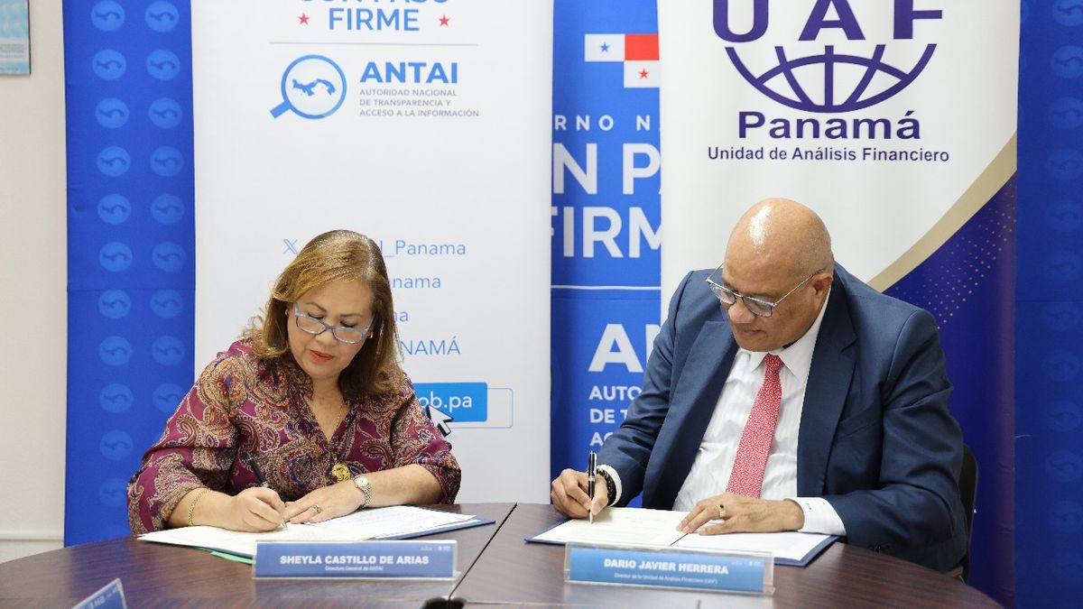 Acuerdo fue firmado entre la directora de la Antai y el director de la UAF. Acuerdo fue firmado entre la directora de la Antai y el director de la UAF.