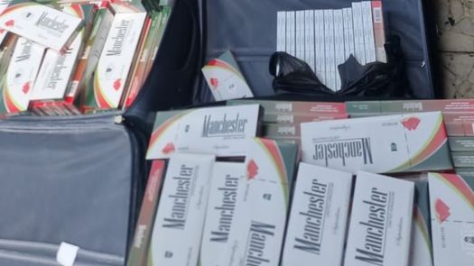 Aduanas decomisa 157,800 unidades de cigarrillos de contrabando en Los 4 Altos de Colón