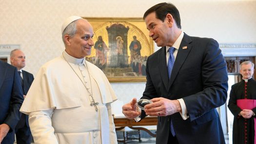 Marco Rubio se reúne con el papa León XIV Marco Rubio se reúne con el papa León XIV