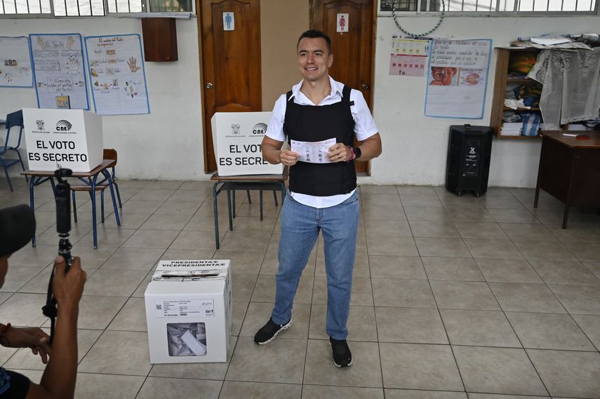 Daniel Noboa resultó ganador en las elecciones de Ecuador