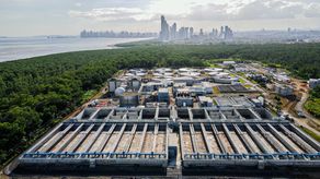 Saneamiento de Panamá trabaja en daño en Estación de planta de aguas residuales