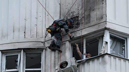 Ataque con drones contra Moscú y nuevos bombardeos rusos en Kiev