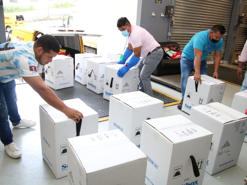 Panamá: Llega nuevo lote de vacunas monovalentes