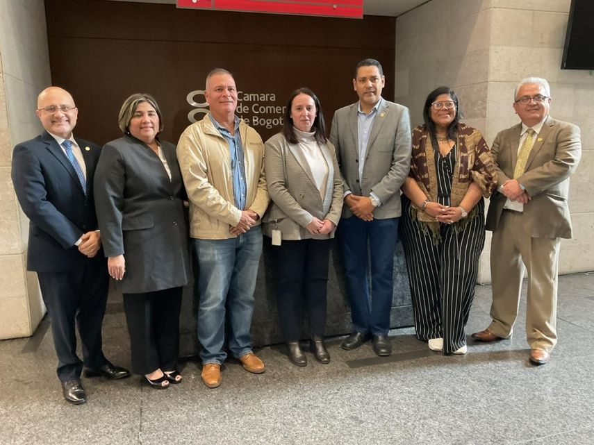 La delegación estuvo conformada por el presidente de la Cámara de Comercio de Chiriquí