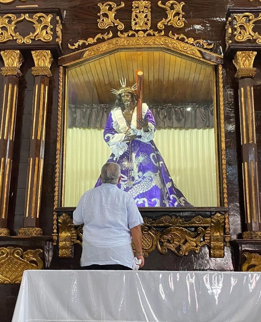Mulino promete al Cristo Negro en Colón que transformará la provincia. Mulino promete al Cristo Negro en Colón que transformará la provincia.
