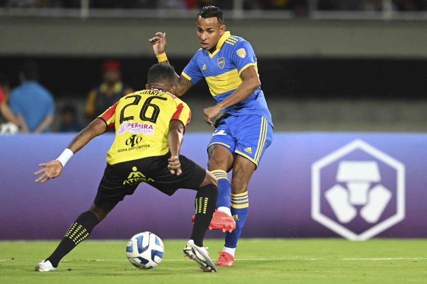 El futbolista colombiano Sebastián Villa vio acción en fin de semana con su equipo Boca Juniors.