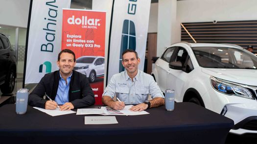 Grupo Panama Car Rental y Bahía Motors establecen alianza comercial para entrada de autos Geely a la flota