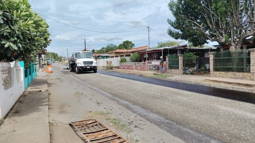 El MOP reporta que rehabilitación de calles en Aguadulce alcanza 22.25 % de avance