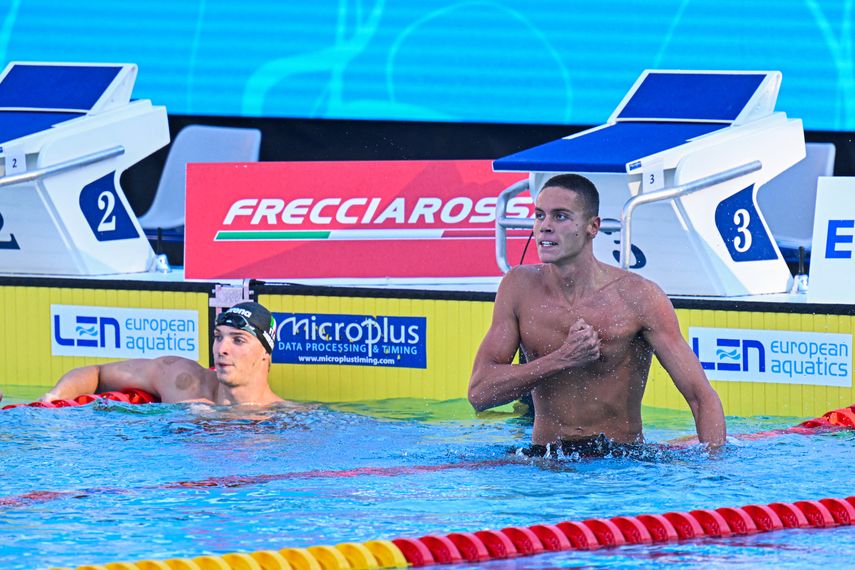 David Popovici bate el récord mundial de 100 metros libre