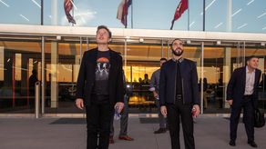 Nayib Bukele y Elon Musk. Foto: EFE