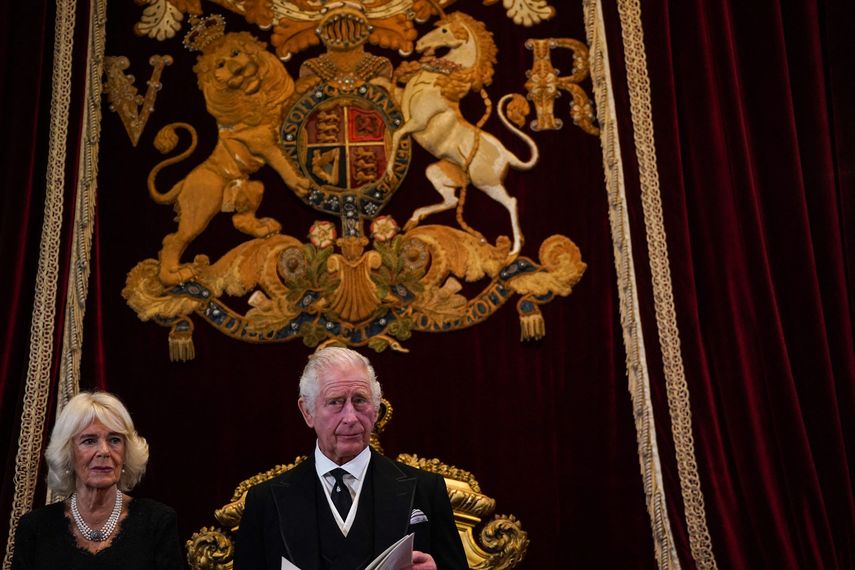 Carlos III fue oficialmente proclamado el sábado monarca del Reino Unido.