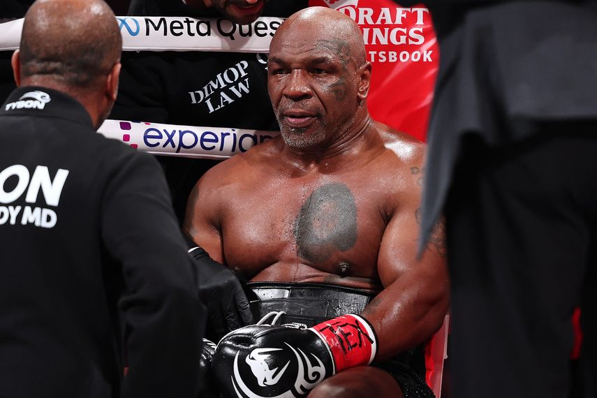 Mike Tyson dice que no se arrepiente de su derrota al subirse al ring por última vez