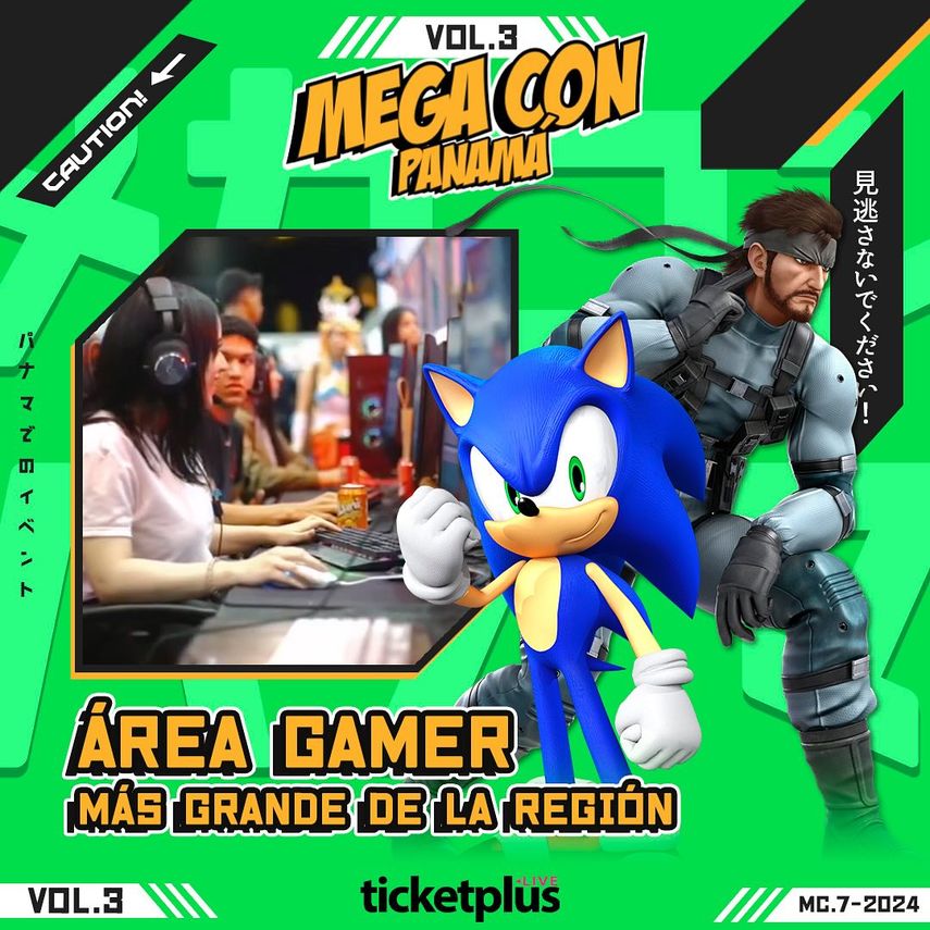 Te esperamos en MEGACON VOL. 3 en el Centro de Convenciones ATLAPA el día 19 de julio de 3:00 a 9:00 p.m., sábado 20 y domingo 21 en horario de 11:00 a.m. a 9:00 p.m. Te esperamos en MEGACON VOL. 3 en el Centro de Convenciones ATLAPA el día 19 de julio de 3:00 a 9:00 p.m., sábado 20 y domingo 21 en horario de 11:00 a.m. a 9:00 p.m.