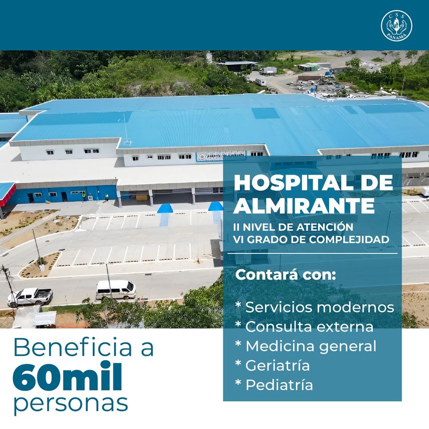 Esta obra fue ejecutada por la Caja de Seguro Social, con la inversi&oacute;n de B/.41.5 millones y beneficiar&aacute; a m&aacute;s de 60 mil pobladores de Bocas del Toro.