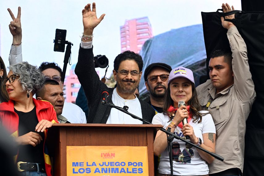 El candidato izquierdista a la presidencia de Colombia