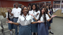 Estudiantes del Colegio La Salle en Colón. Estudiantes del Colegio La Salle en Colón.