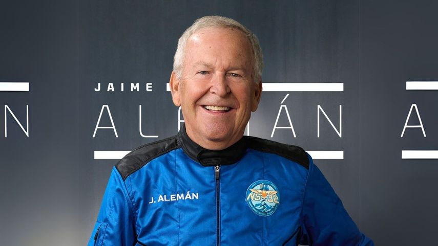 Exembajador Jaime Alemán se convierte en el primer panameño en ir al espacio