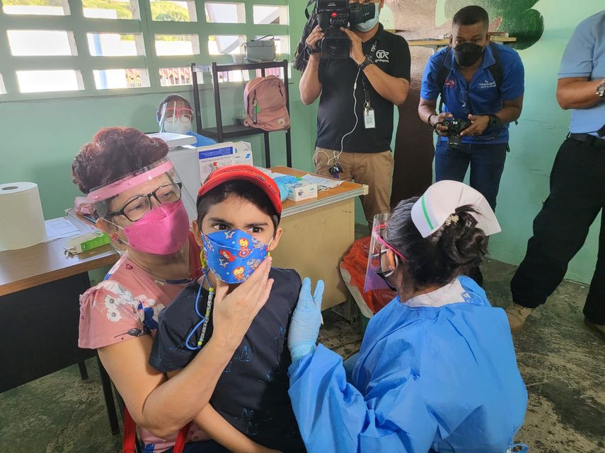 Inicia vacunación pediátrica en los circuitos 8-5, 6-1 y 6-2