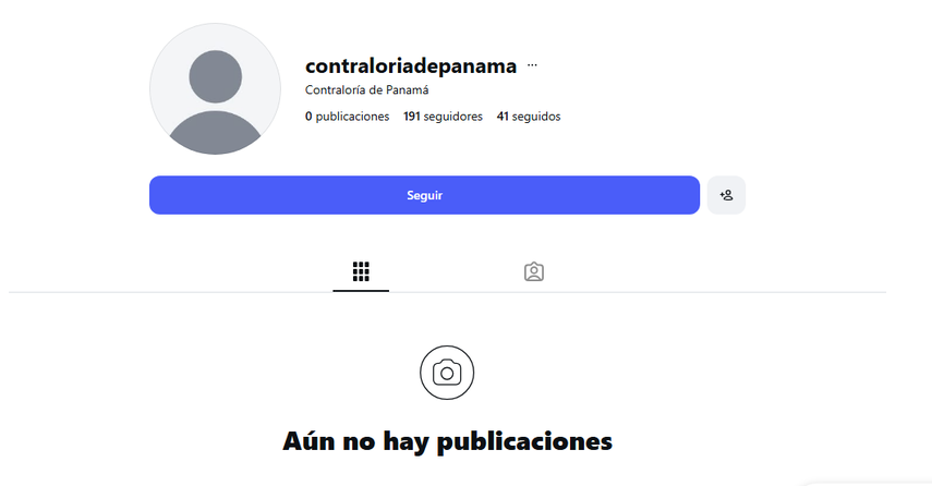 Hackean cuenta de Instagram de la Contraloría y eliminan todas sus publicaciones