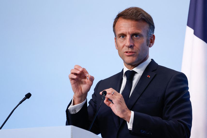 Macron dice que Francia est&aacute; "lista" para acoger los Juegos Ol&iacute;mpicos.