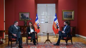 Reunión de Gabriel Boric con embajador de Venezuela. EFE