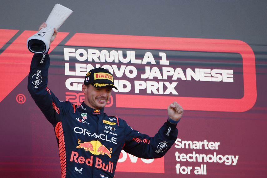 Max Verstappen gana el GP de Japón, Red Bull logra el título